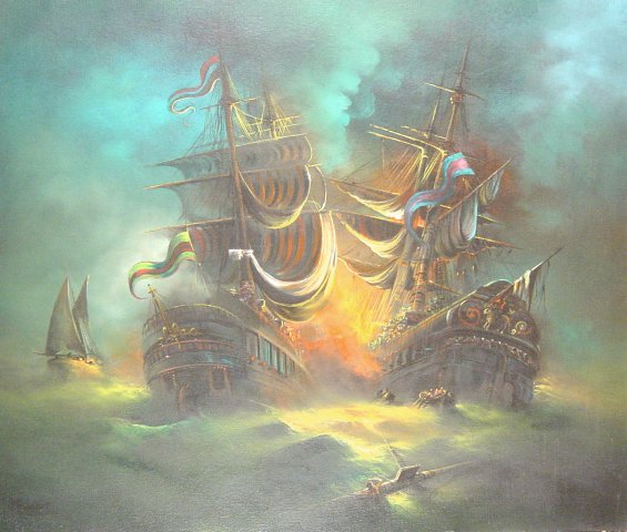 18th-Century Naval Battle — Demiris Iosif